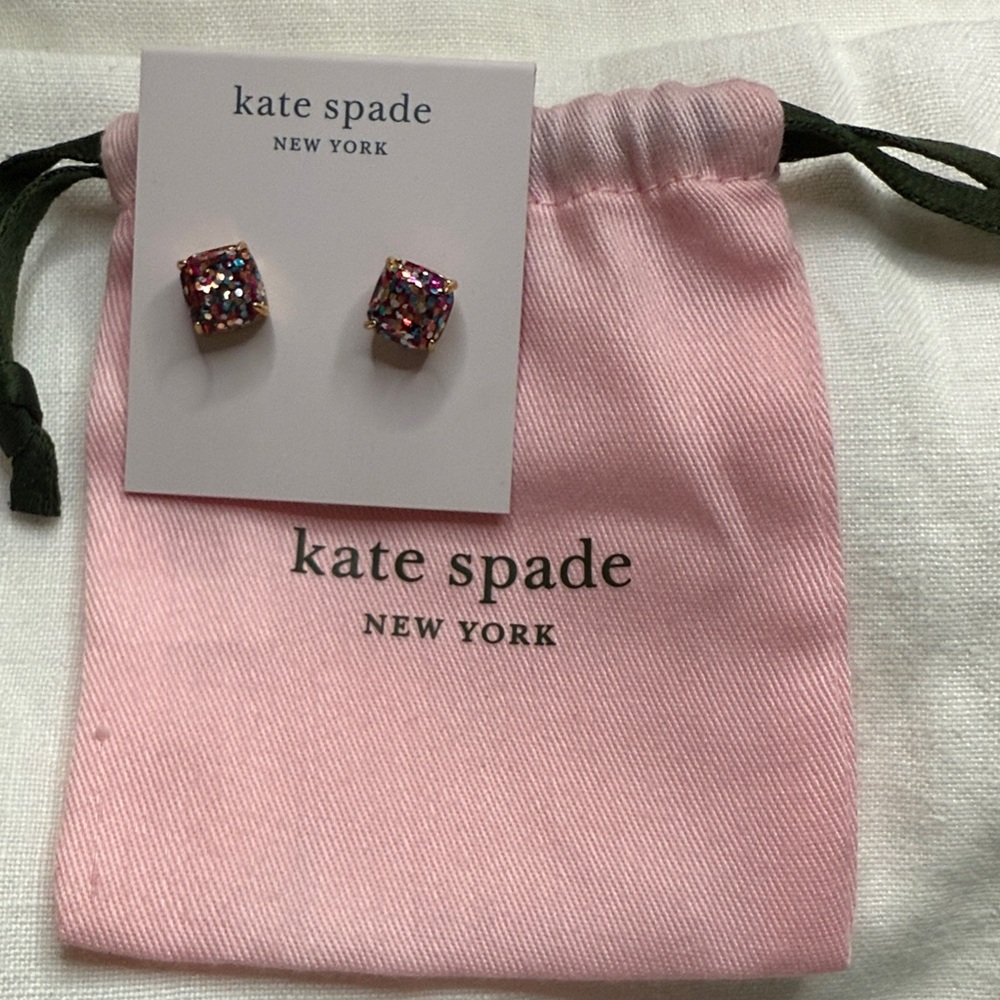 Kate Spade Multicolor Glitter Earrings